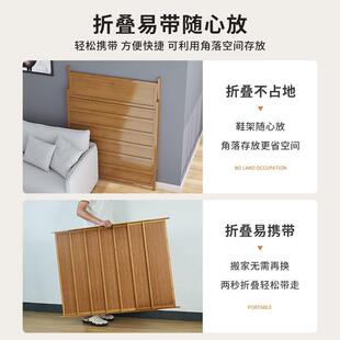 家鞋架子免安装ZQL口用门简易结实多层防尘置架物可折叠成品收纳