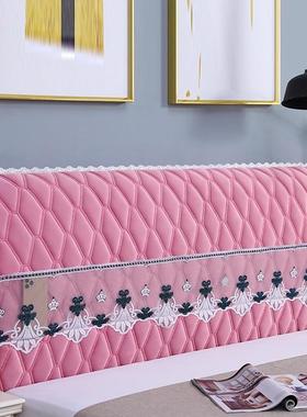 床头风套罩is一体2n025年新款简单大方夹棉通OXY居用全包加厚防尘