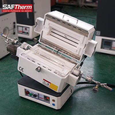 1PUW20热0度理台式可倾斜旋转真空气氛管式回炉高温箱式旋实验处