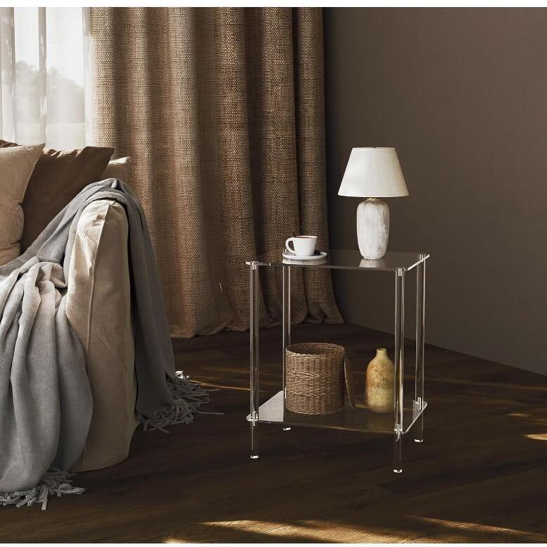 现货亚克桌方力2层长形边1.8i1n客厅边桌茶几卧室小床头柜92床头