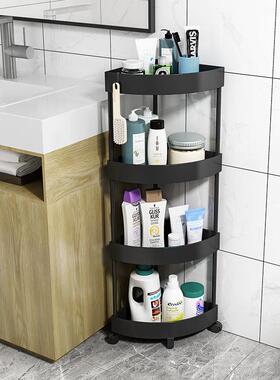 移转角浴室置物架落地小推车所纳洗31247手间厕动收架卫生间墙角