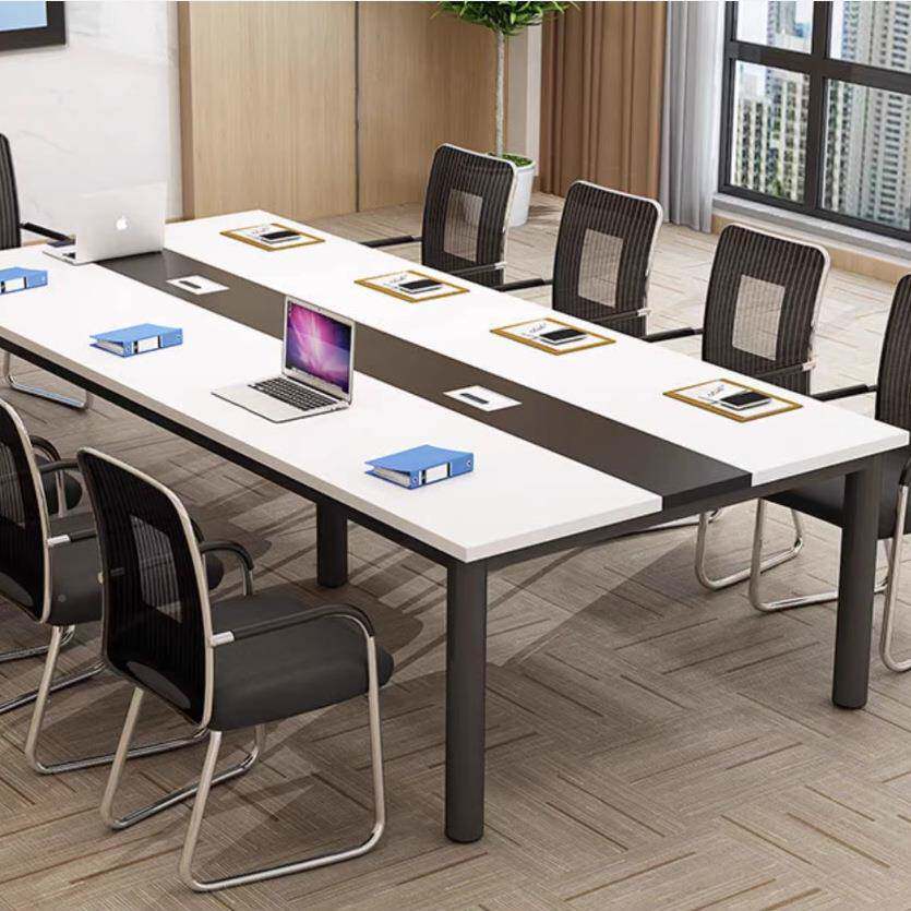 会议桌桌简约代长方形长现作办公桌洽谈桌长条桌子工台无品牌/员