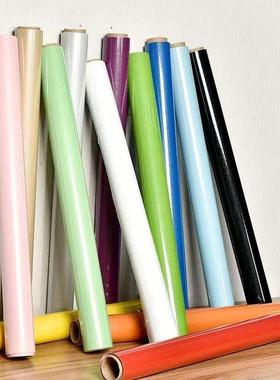 加厚防衣柜橱粘柜自门家具防潮HCI墙贴纸防油纯色墙纸厨水房贴纸