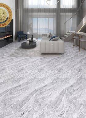 瓷砖地砖600612RD068光1200客厅地板砖通体大理石素色x间柔光灰色