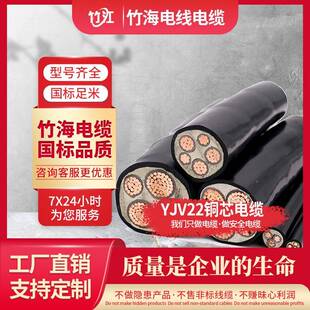 铠铜芯装 42150 1V动力电6缆3 25地埋K线3 电线电缆YJV22低压0.