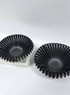 欧式树创意居波浪形脂糖果收纳托盘装饰摆件厅1366餐厅酒客店家装