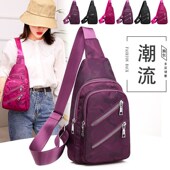 2020新款 胸前包女士迷你牛津帆布胸包韩版 潮休闲百搭斜挎包小背包