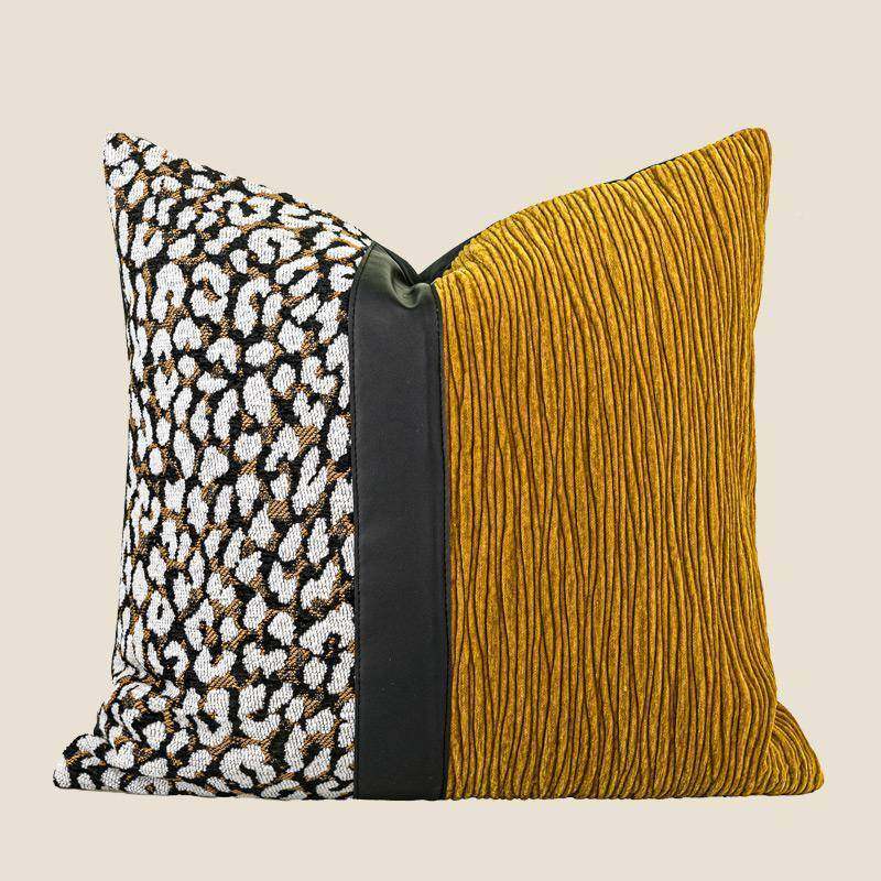 现代轻沙发抱枕黑金色奢豹子豹纹拼酒接板店样间高HJF级感靠枕靠,居家布艺,抱枕被,淘宝优惠券,粉丝福利购,淘宝优惠卷
