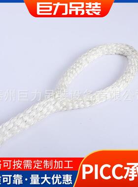 尼龙绳双环形吊绳起重扣吊吊装工KED具绳双扣尼龙装吊绳多规格加