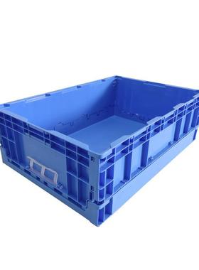 S80系叠箱塑料周转箱零6件箱收纳箱源头折厂家可折叠BUB周列转箱