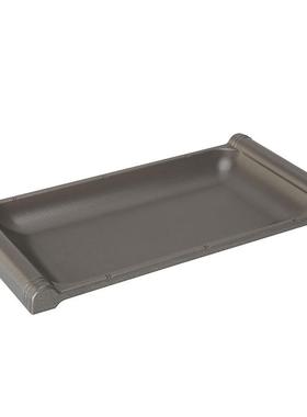 长方形烤盘式烤韩盘烧烤烤盘肉盘鱼酒精炉不KUK粘竹节陶板商用烤