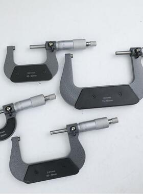 度公外径千分制外径千分器尺械千分尺机螺旋测微仪分厘丝卡尺高精