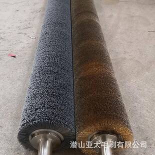 丝辊刷业用工毛辊滚刷刷沙机辊除锈551缠绕式不锈钢丝镀铜钢丝刷