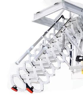 电隐动阁楼伸缩楼梯用室WMX内家折叠升降形梯复式别墅折子叠升降