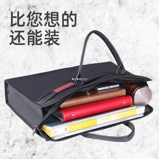 牛津布文大件包手提商会务男收纳文袋容量拉链件防水议定720制公
