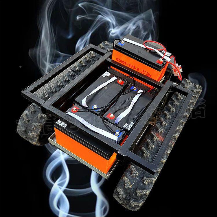 驾电动履带车家底盘总TYC盘成双电机驱动履带底厂遥控驶电动车总