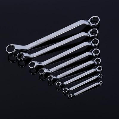 公制镀铬扳面镜精抛45号钢处理梅VHS花手10件套8件套车用汽修热扳