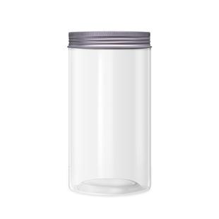 大口径干10CM系列透明形盖8565 85圆食品级一子次性罐塑料瓶子果