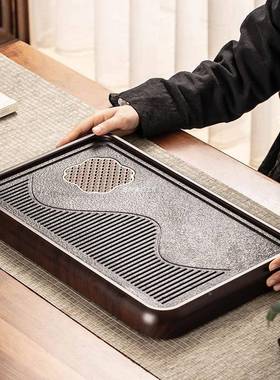 茶盘家泡用小型02干24新款沥水盘功夫茶杯托盘蓄排双用茶LIF海茶