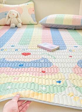 冰丝乳可胶床垫家用软垫薄床子学宿舍单人折EX202402叠租房褥打地