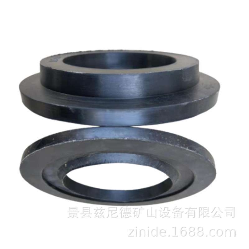 渣浆泵密封垫圈10/8E矿浆泵橡胶垫片出入口密封件皮垫皮圈250/200