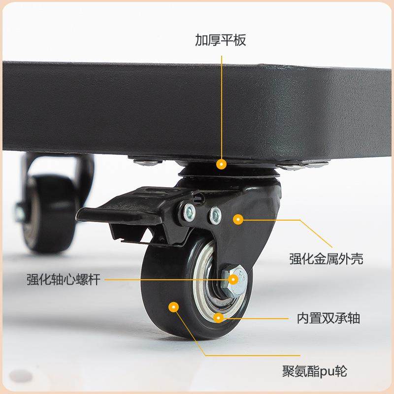 花盆移滑动托盘衣向轮F99JMMS9底座轮底万托架承重滚轮鱼缸冰箱洗,家居饰品,花盆,淘宝优惠券,粉丝福利购,淘宝优惠卷