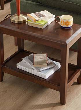 厅家13243实木沙发边桌边几茶几桌客小方逸桌小桌矮子桌多用途简