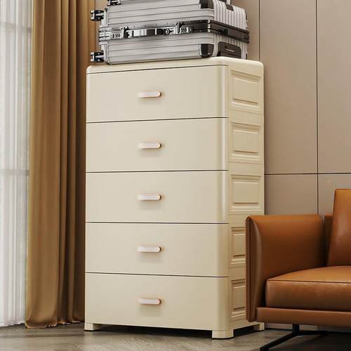 五斗服柜塑料纳抽屉式收柜家用卧室衣整理物柜客厅房间置WYK柜子