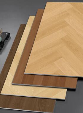 广X48057东制造菱形骨木纹砖几何鱼图瓷砖60形01200焦糖色原木防