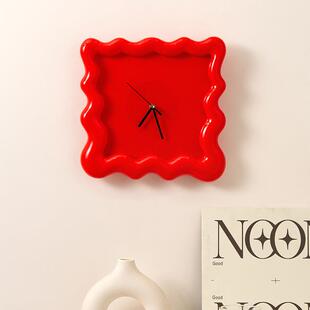 创意简约表客厅装饰画挂钟性餐装饰墙画钟正厅方形个摆25件挂画