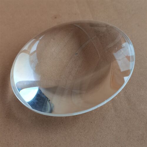 75mm白玻璃k9超清高10倍放大镜片6倍90看书台式年点火127老人看书