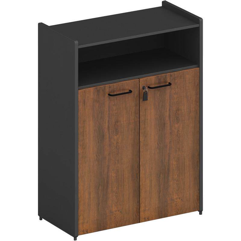 工业风木质办公文件柜子小型简约现代办公室隔断家具矮柜落地收纳