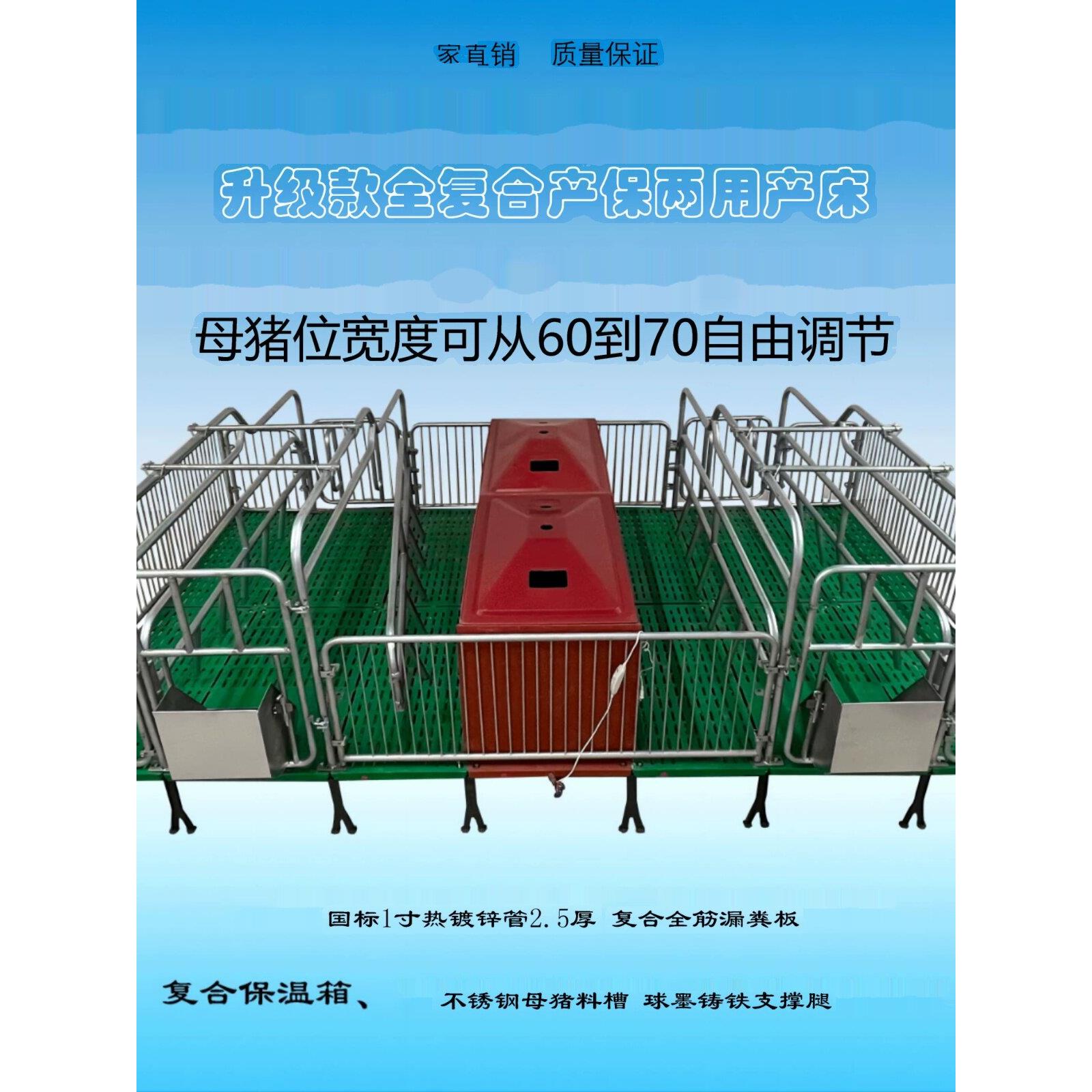 双体母猪产床保育床一体产保两用床猪用产床产保单体分娩床
