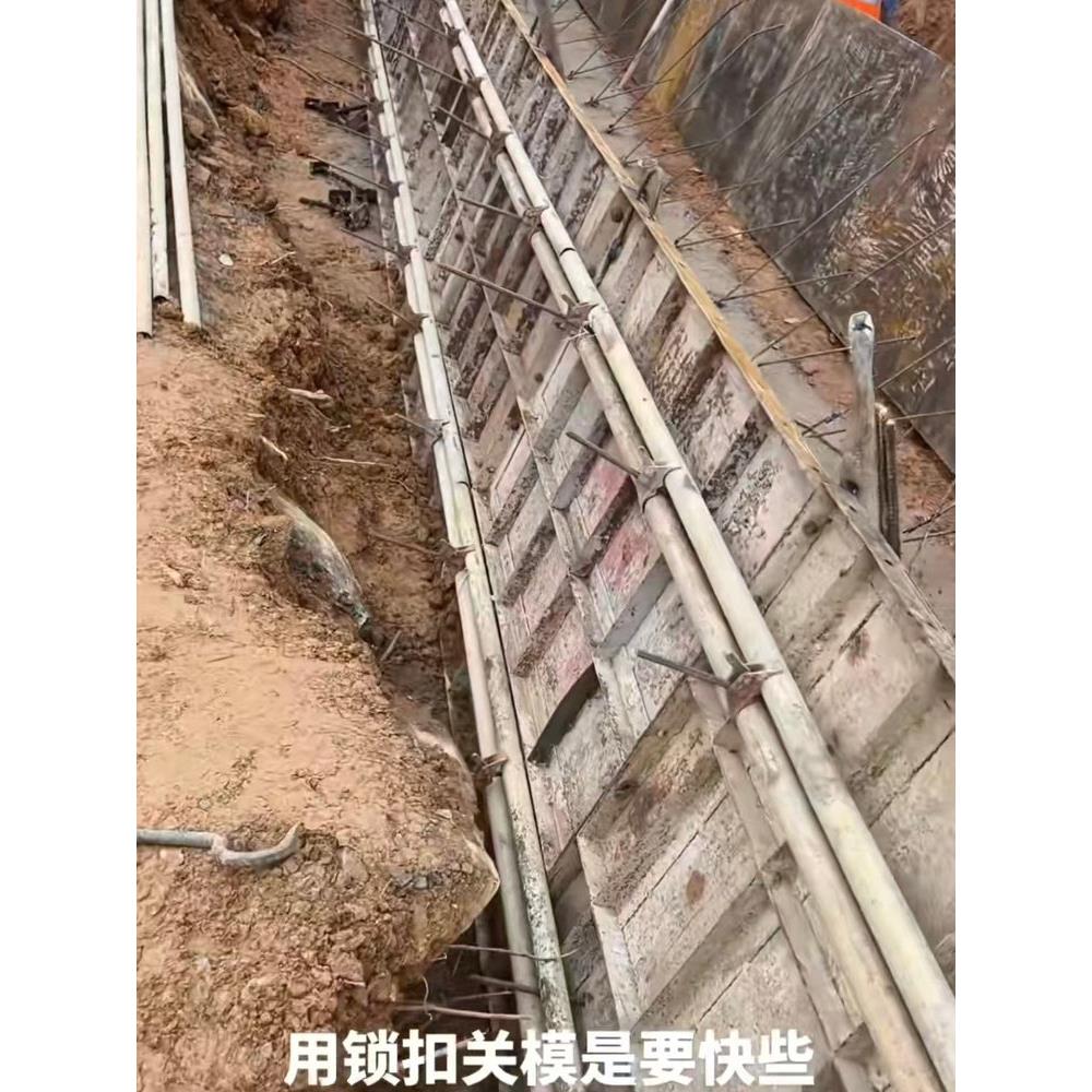 加厚承台扣新型建筑蝴蝶扣拉紧器挡土墙加固卡扣平板扣弹簧钢筋扣