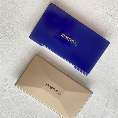 水彩颜料收纳盒塑料可拆卸调色盘白夜收纳盒便携卢卡斯可装30个RS