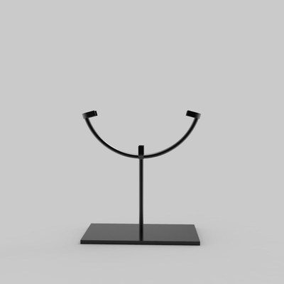 铁艺锻造玉璧展架平安扣底座圆形玉石铁架装饰摆件定制