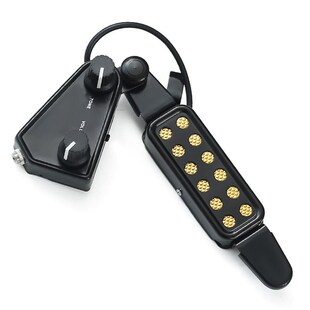 吉他拾音器P-011免开孔打孔高端原声古典民谣木吉他专用带连接线