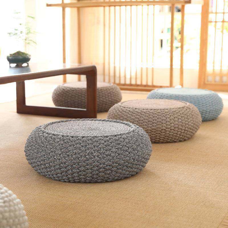 日式榻米窗榻坐垫北欧飘风客厅卧室地板坐墩厚打WB001坐美加臀垫