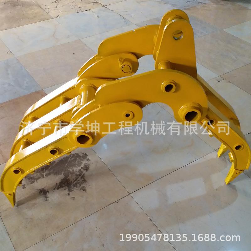 STH挖斗机抓木机械机抓齿型夹木器小挖夹木器