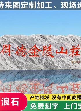 泰XLS-02山刻石大型景天观石字石雪浪石景观合切片然组原石枯山水