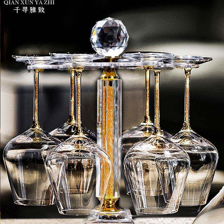 红酒杯家旋用勃具轻奢感金钻艮第无品牌/套装酒转葡萄摆件用送礼