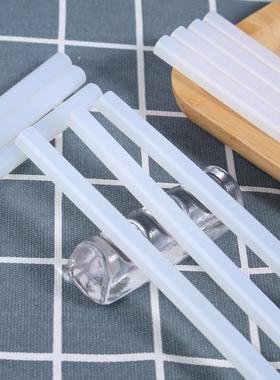 7m特粘型白色胶条1m1毫米半透粗熔明DN-white手工热胶棒