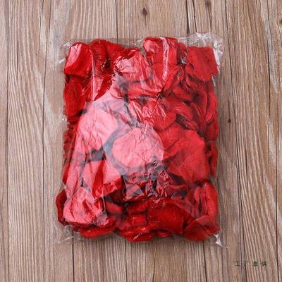 玫瑰花瓣求婚布置用房装饰情人浪漫礼表婚F96SS5HH白假花结婚节手