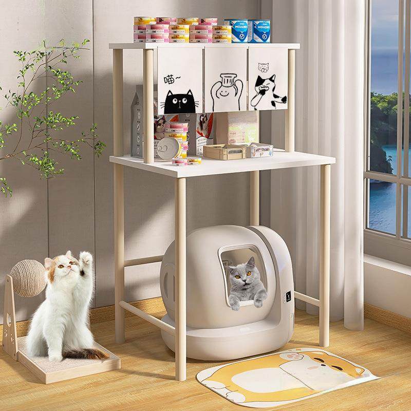 物置架收纳架实木猫咪other架子食堂上盆方物用品零食猫砂多层洞,收纳整理,书桌收纳置物架,淘宝优惠券,粉丝福利购,淘宝优惠卷