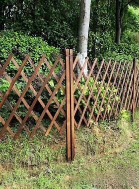 户外防腐菜木PZY栅栏伸缩围围栏挡庭篱院笆花园户外园装饰护栏隔