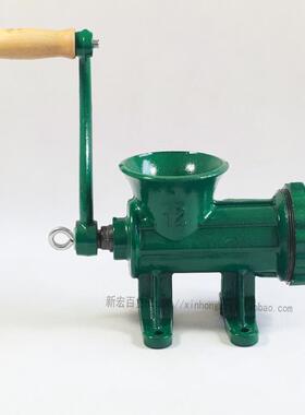 A5菜24家用手动碎铸铁绞肉机12号肠机搅鸡架灌肉机碎机HCV搅辣椒
