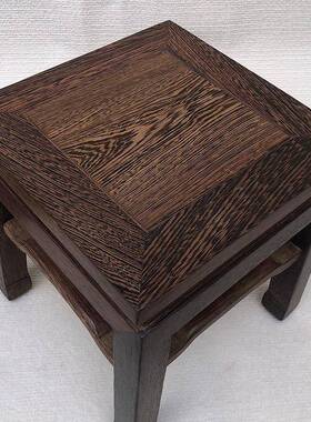 鸡翅木小凳子实方凳儿童坐凳矮脚凳洗餐凳276换木鞋凳休闲桌板J&