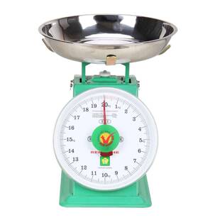 械弹簧度盘机20kg老式中秤文英家用小型文台称圆GOA盘平盘