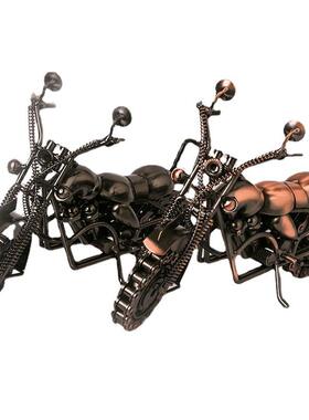 大号金属铁艺摩车101模件型摆欧式创意手托工家居装饰品摆件
