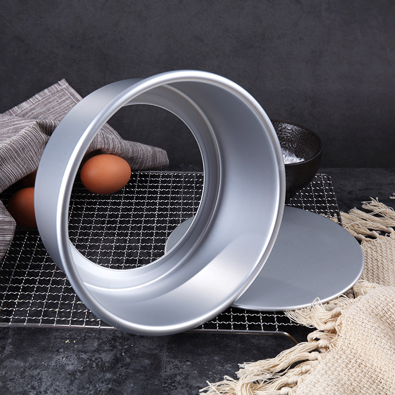 阳极戚风蛋糕模具6 8 10 12寸家用活底烤箱模圆形方形心形702烘焙